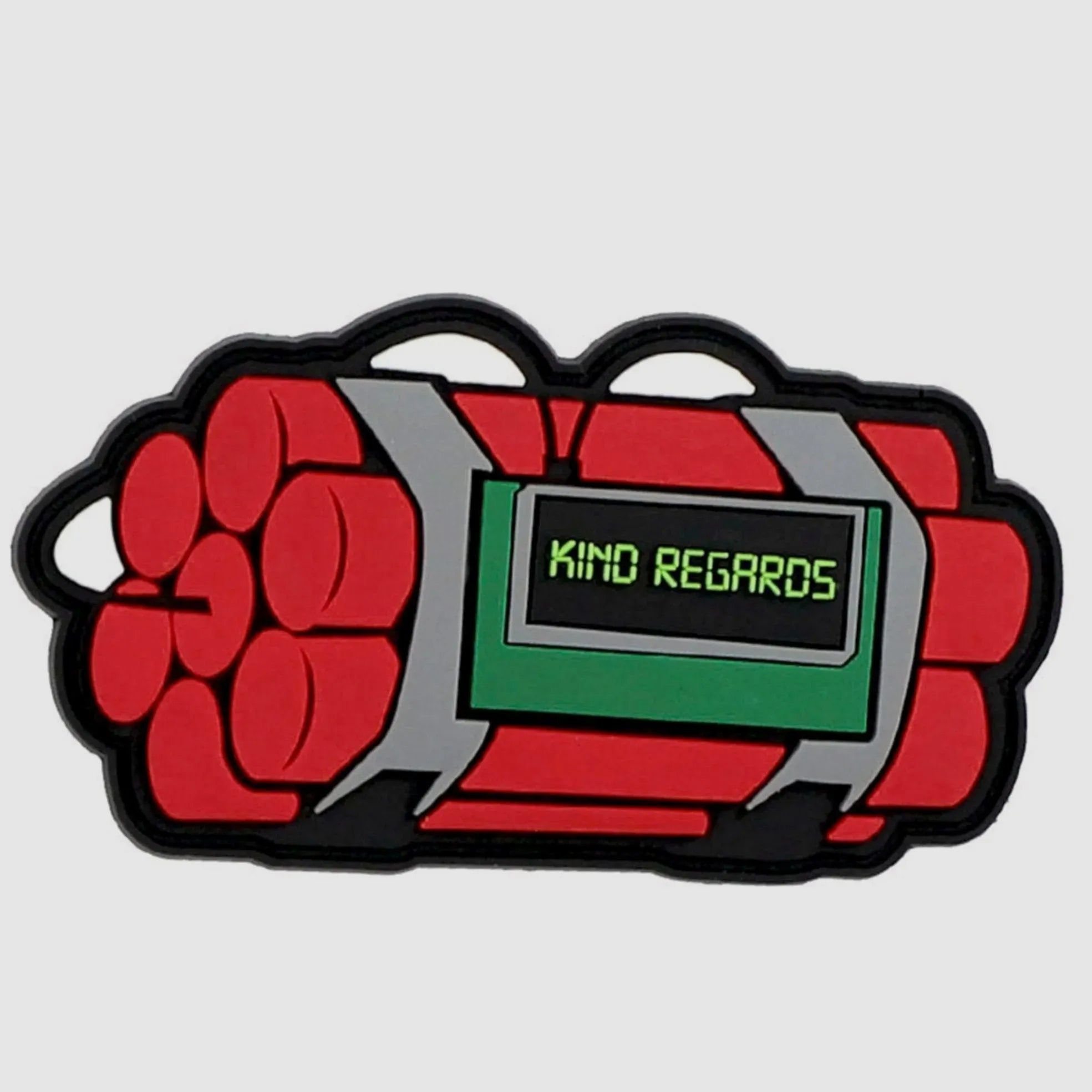 101 INC 101 Inc. 3D Patch PVC Kind Regards rot