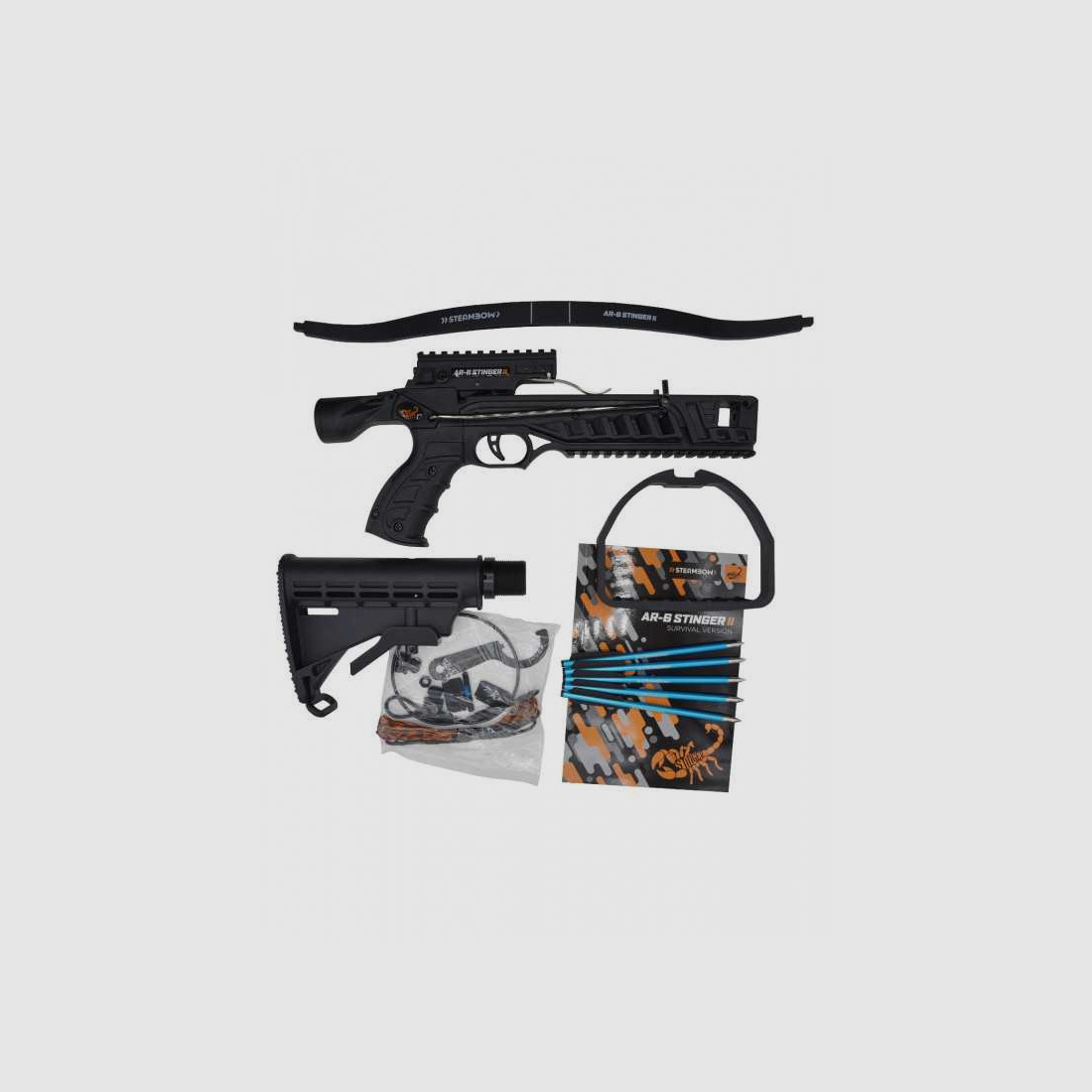 Steambow Stinger 2, ballesta repetidora, supervivencia