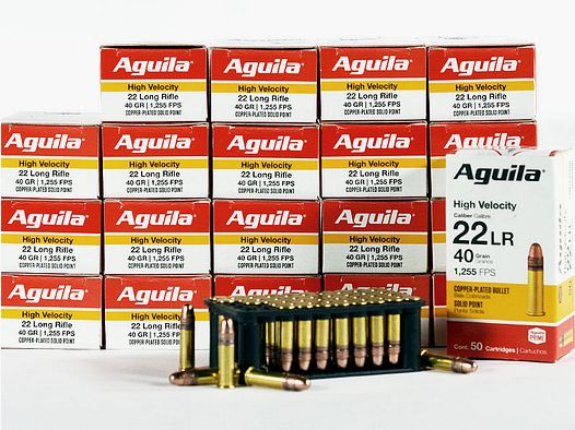 Aguila .22 LR High Velocity (SUPER EXTRA) 40 grs 20 verpakkingen (1.000 schoten à €0,109*)