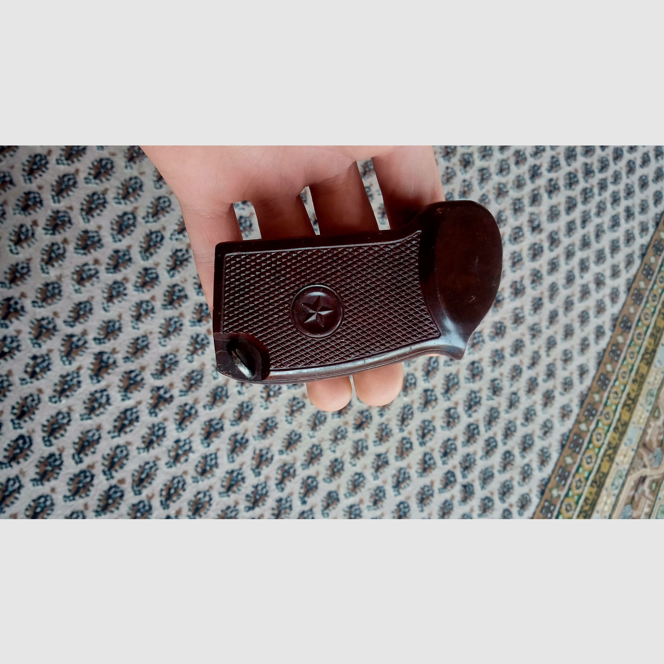Grip shell for 9x18 Makarov PM finest Soviet Bakelite