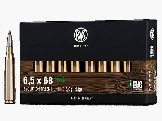 RWS 6,5x68 Evo Green 6,0g - 93gr