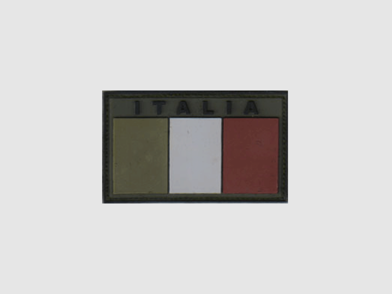 PATCH – ITALIA RECTANGULAR BAJA VISIBILIDAD (CON VELCRO)