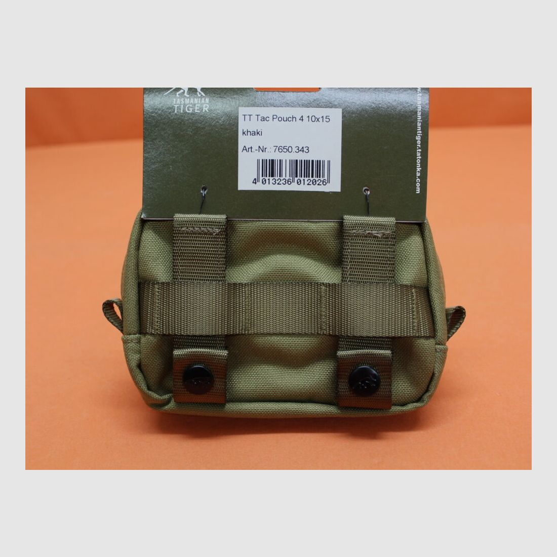 Tasmanian Tiger TT Tac Pouch 4 Horizontal 343 khaki 10x15x4 cm