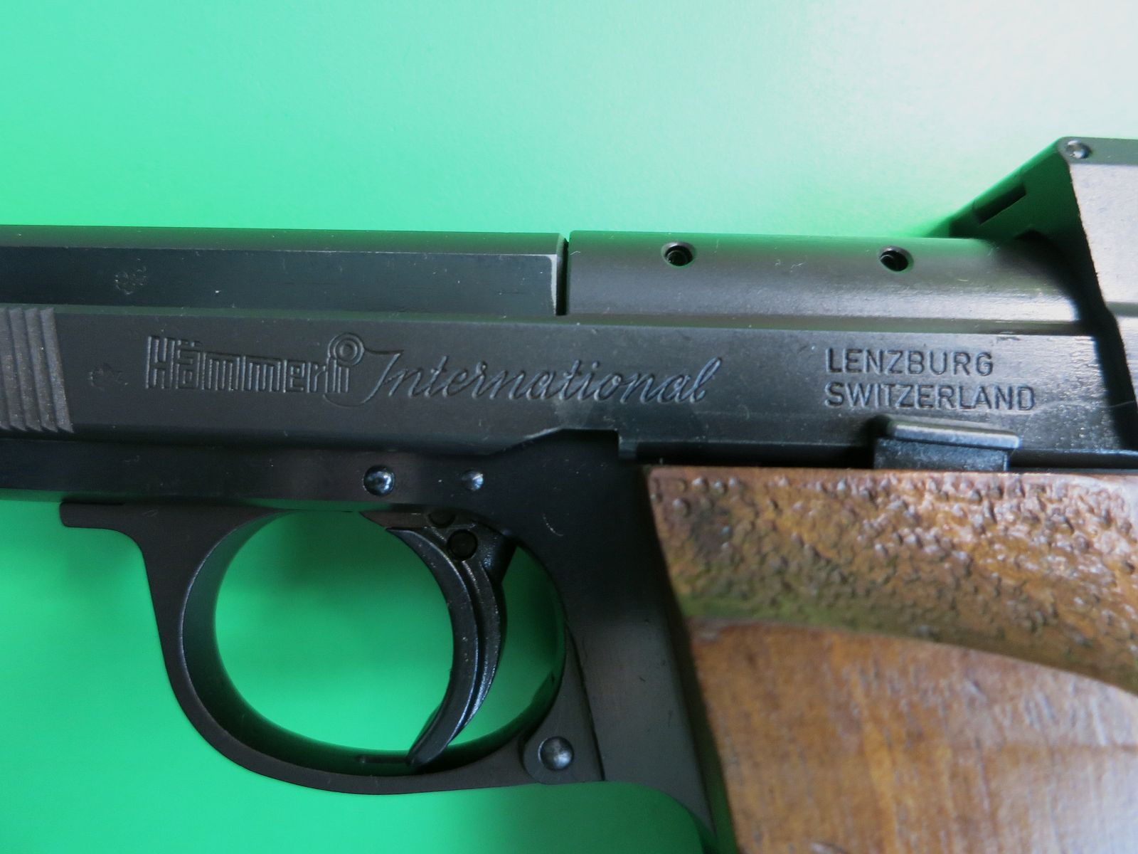 Hämmerli International 208, miglior pistola sportiva svizzera, .22lr + peso della canna + impugnatura sportiva       #19
