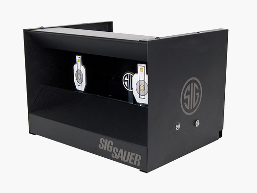 SIG SAUER Kugelfang mit 2 Klappzielen - Druckluft
