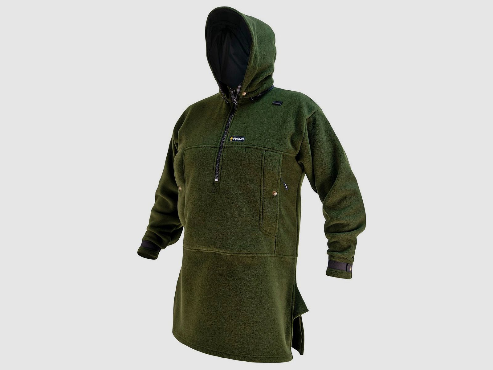 Swazi Nahanni Anorak Fleecejacke Herren Dunkelgrün - L