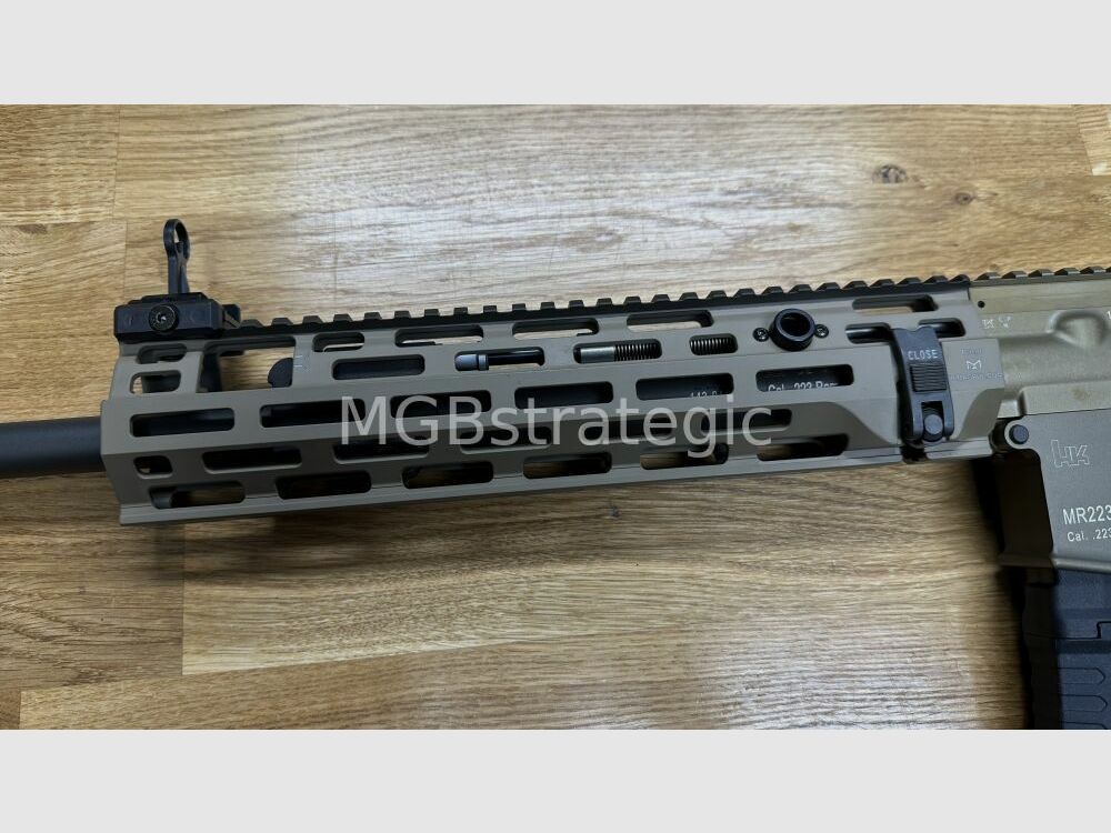 Original H&K M-LOK Handschutz klemmbar FDE sandfarben für Heckler & Koch MR223 HK416 H&K MR 223 G95K G95