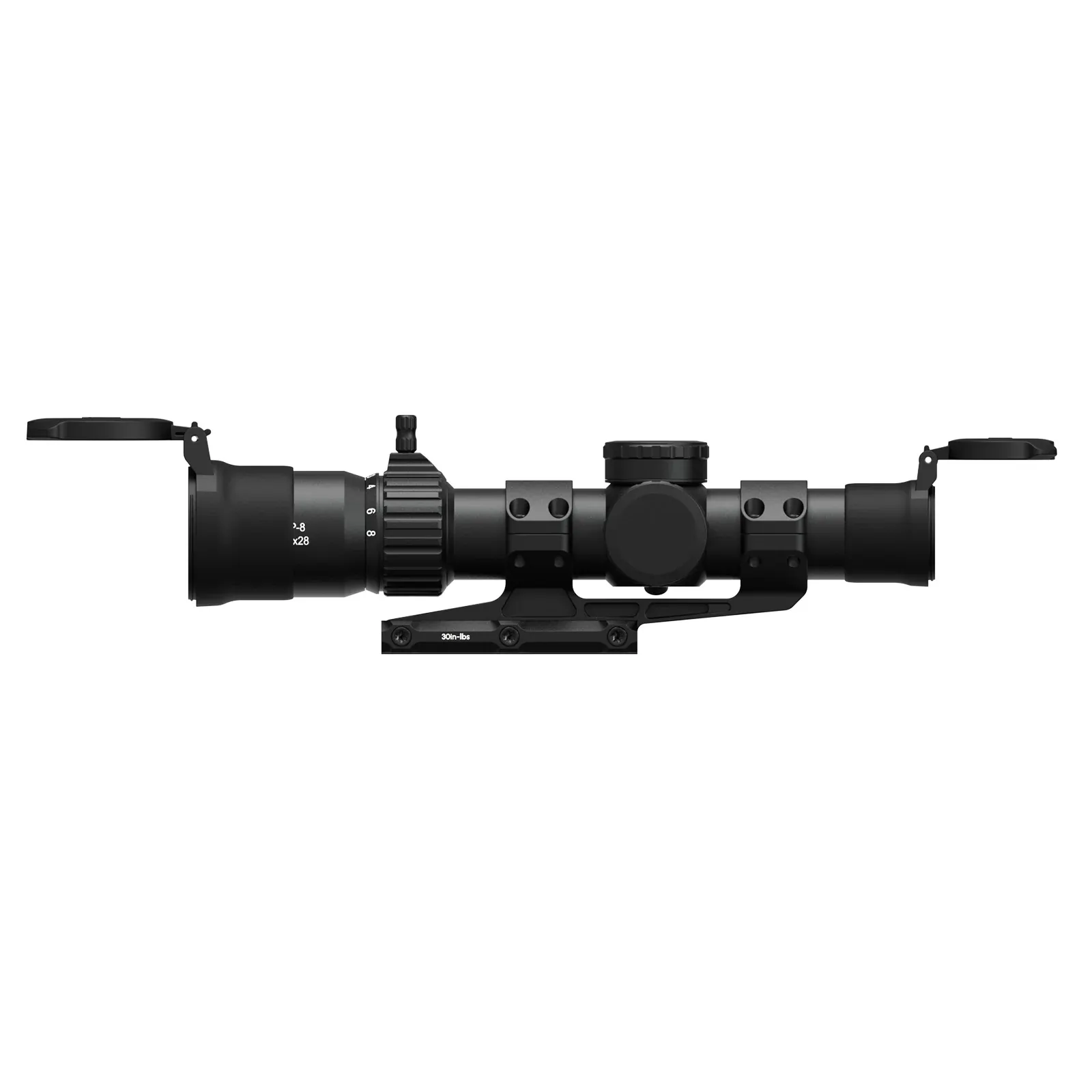 Arken Optics EP-8 1-8×28 FFP LPVO KLGrid riflescope with mount, image 6 of 7