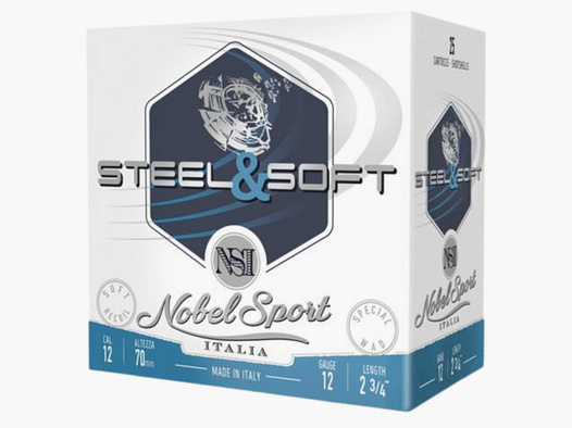 Nobel Sport Italia 12/70 Steel und Soft Low Noise T7 2,5mm - 24g Low Noise