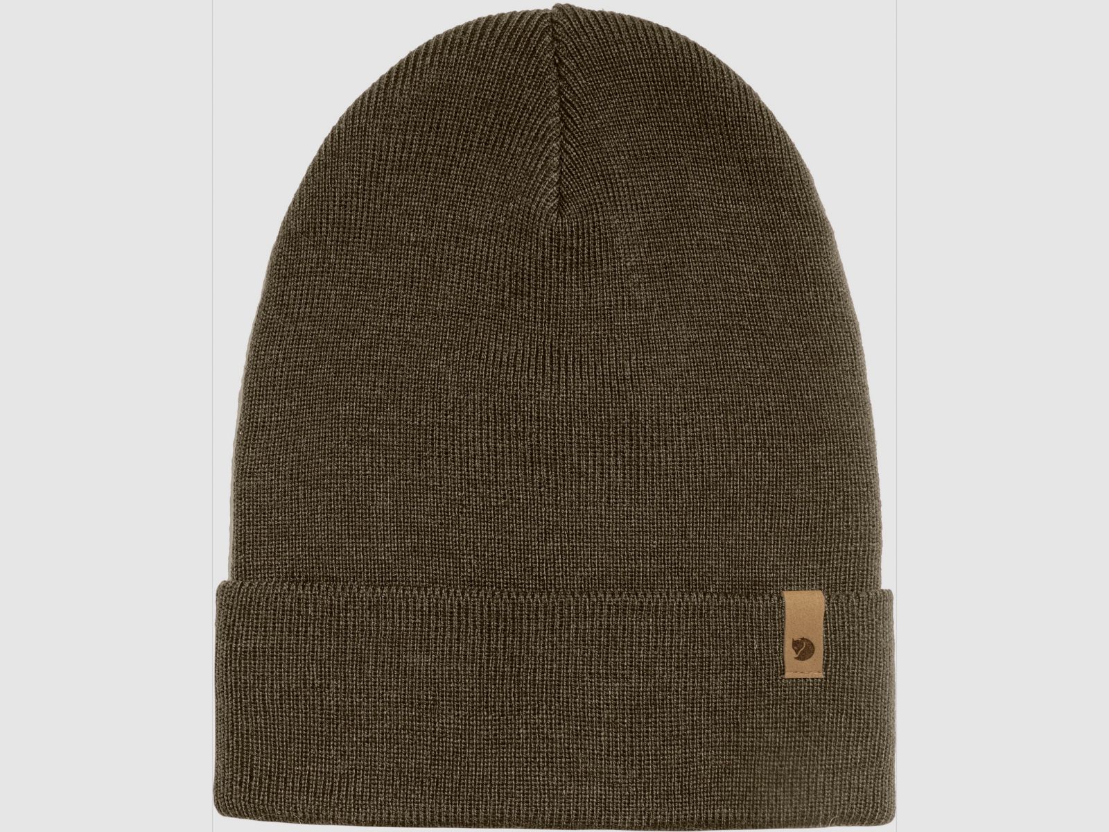 FJÄLLRÄVEN Classic Knit Hat Mütze Dark Olive