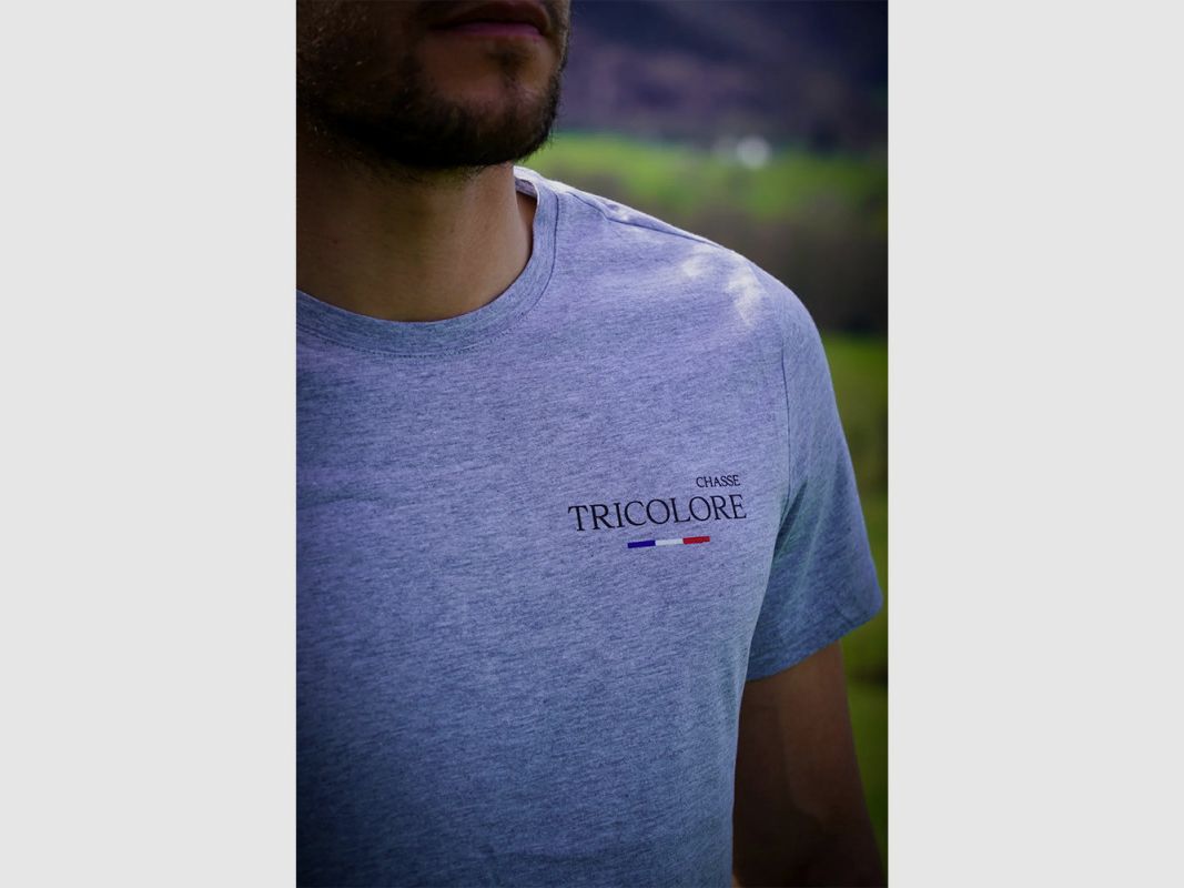 T-SHIRT JAGD TRICOLORE DIE WERTE TRICOLORE - GRAU, Bild 1 von 4