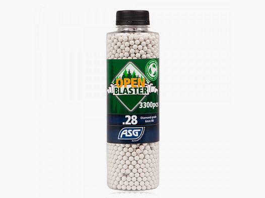ASG OPEN BLASTER BIO BB'S - 6MM - 0.28G. - 3300 STÜCK