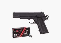 Cuno Melcher ME1911 Schreckschusspistole brüniert + Platzpatronen
