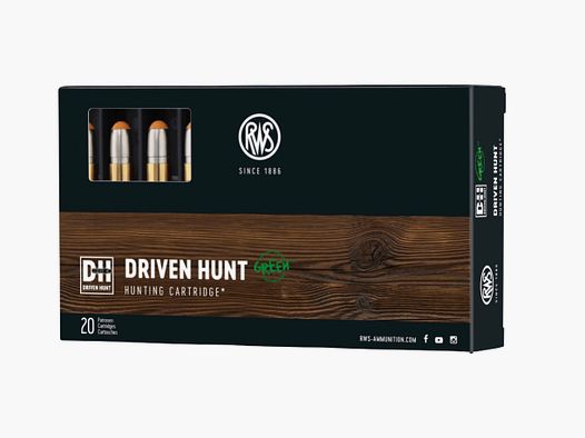 RWS 2426267 .308 Win. Driven Hunt 10,7 165grs. Bleifrei Langwaffenmunition