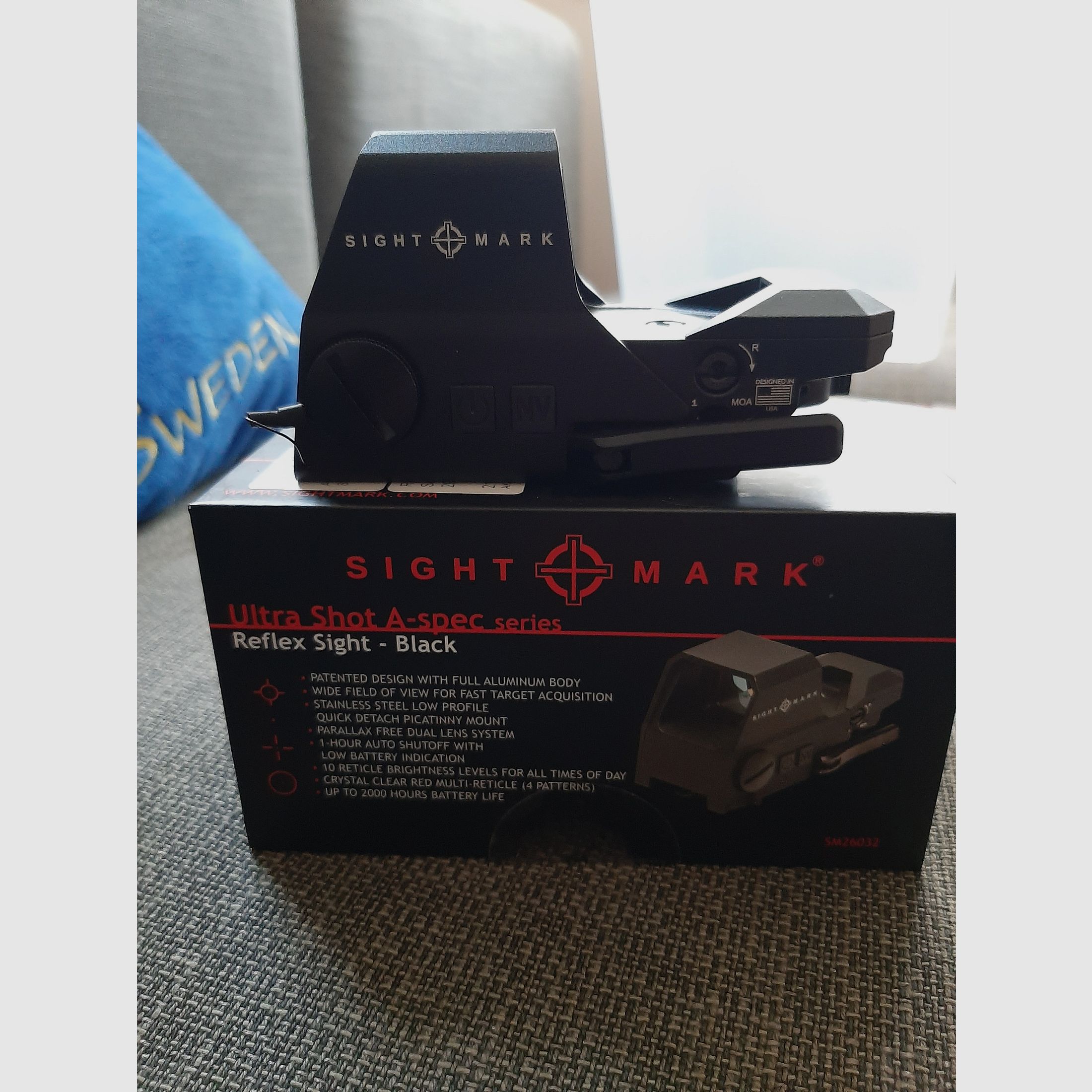 Sightmark ultra shot a-spec rotpunkt  + t3 magnifier 