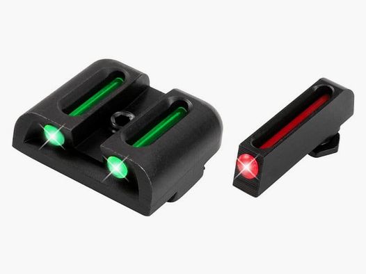 Truglo Visée en fibre optique Glock rouge / vert