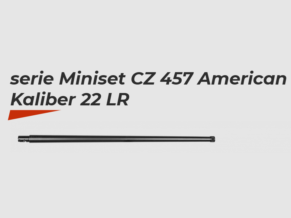 CZ 457 American .17HMR LL 52cm inkl. CZ Miniset Wechsellauf .22LR