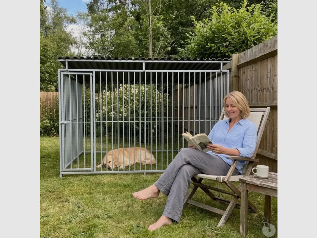 Kennel panel with bars 1.50m - Height 184cm, image 12 of 18