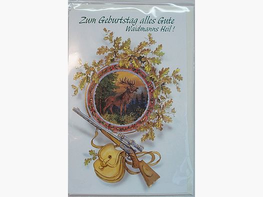 Geb.Karte Eichenlaubkranz -