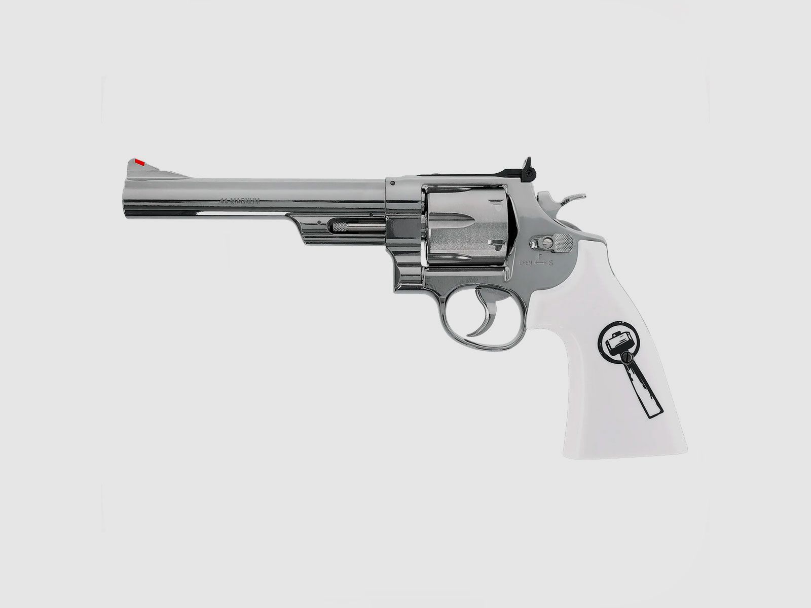 REVOLVER – UMAREX – SMITH & WESSON 629 Trust Me 4,5 mm (.177) Pellet, CO₂, < 3,0 J, Stahlfinish, Bild 1 von 3