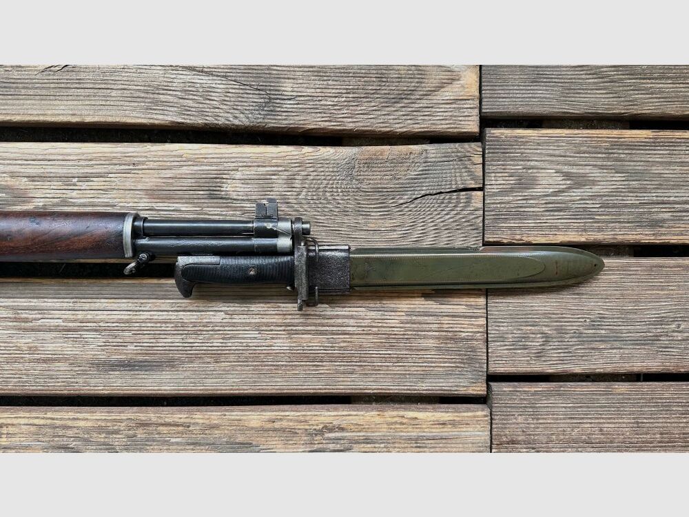 Garand Mod. US - M1 Juni 1942 Originalzustand mit Bajonette US 65 .30-06Spring