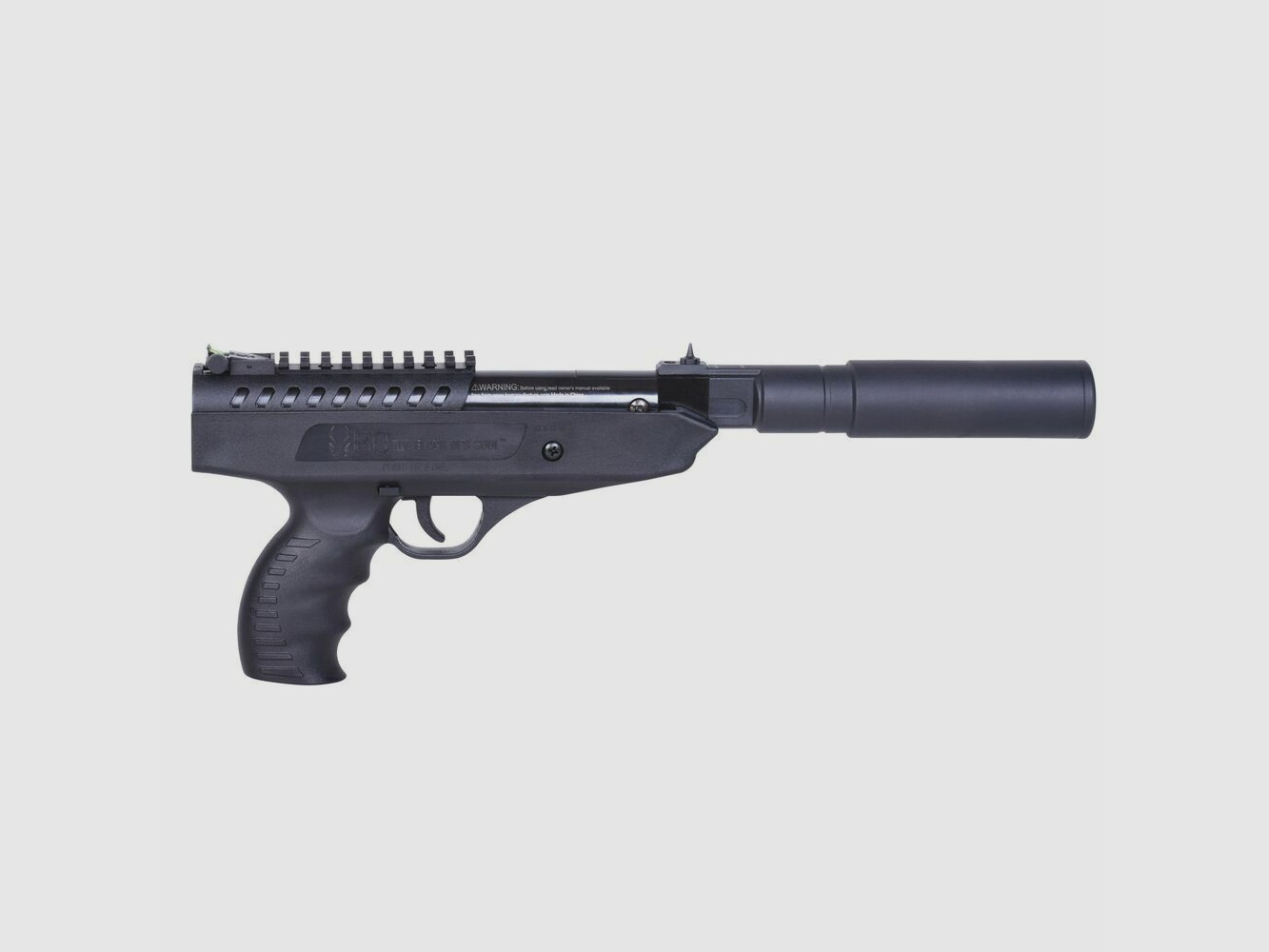 BO Langley Silencer Black 4.5mm - Air Pressure Spring Break Barrel