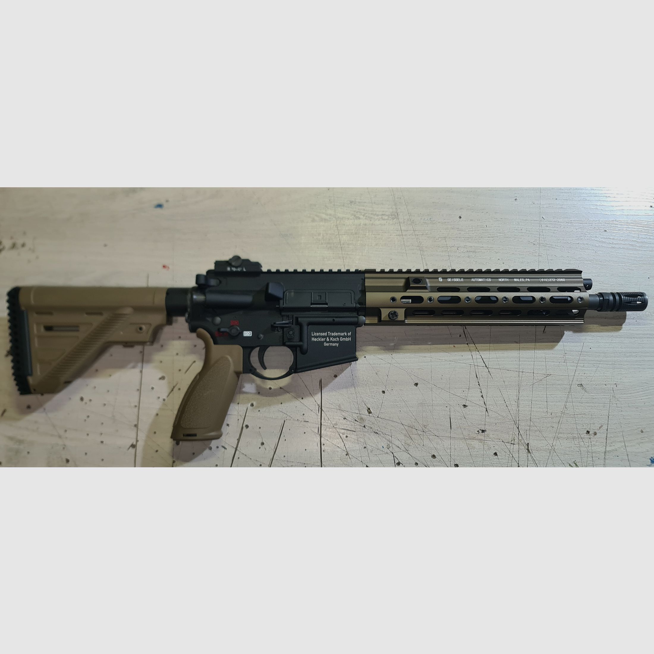 Hk 416 a5 Umbau mit Glock 17gen 5