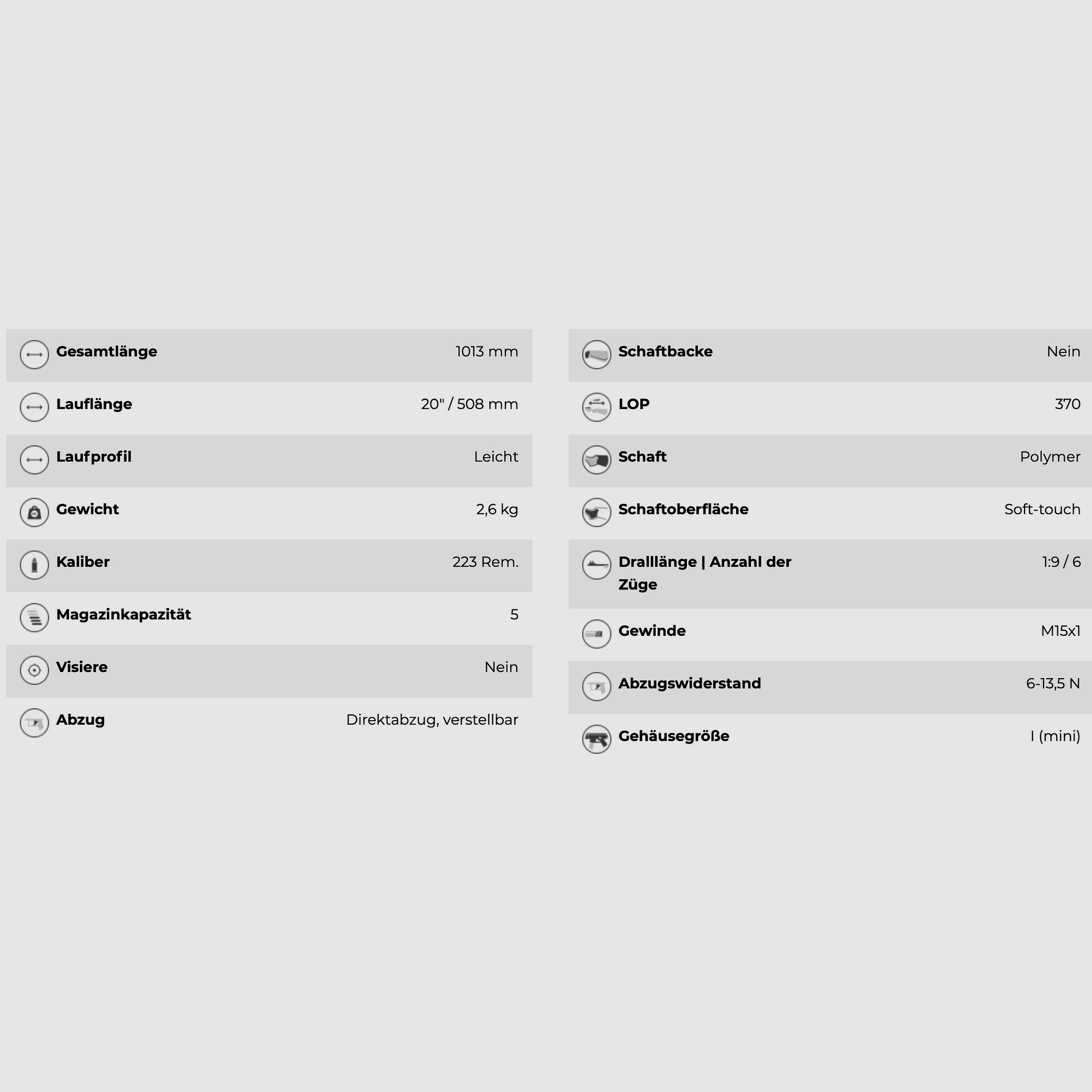 CZ 600 Ergo karabinek powtarzalny .223 Rem. regulowany spust bezpośredni Dural łoże z otworami