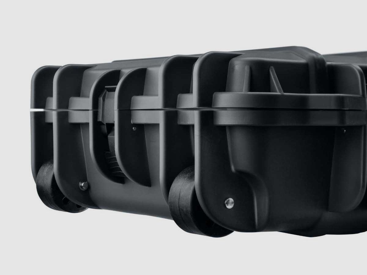 Nuprol XL Waterproof Gun Case 137cm with Wave Foam - Grey XL Gun Case, image 5 of 7