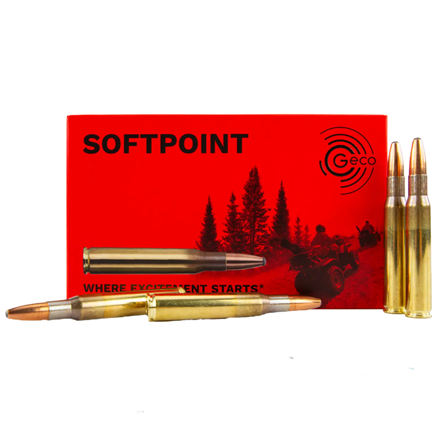 Geco Softpoint kaliber .308 WIN. jachtmunitie 170gr
