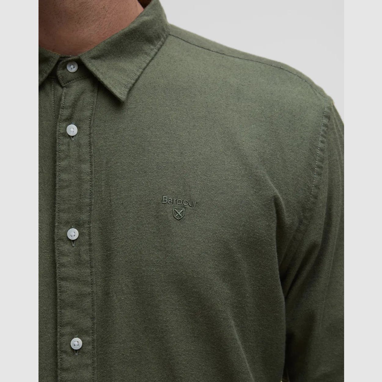 Barbour Hemd Sealane grün