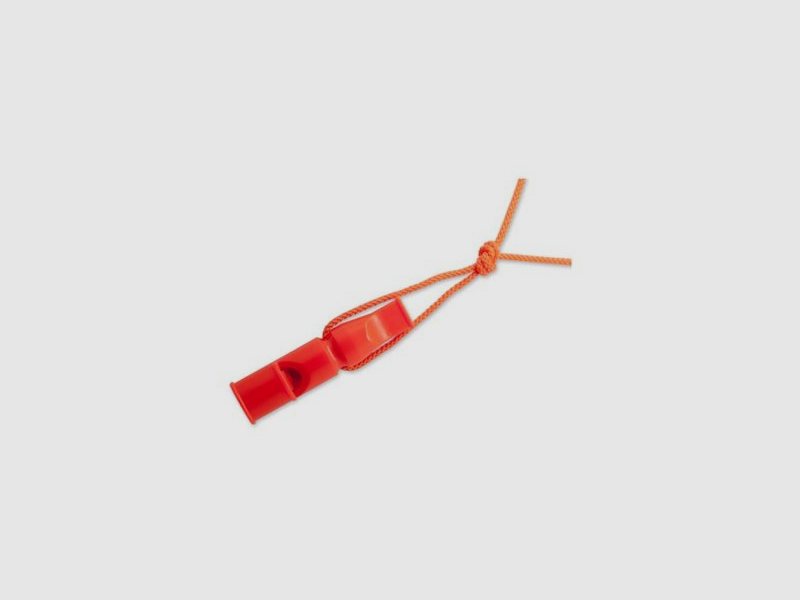 Mystique Mystique Acme double tone whistle with trill 640 Oranje met koord