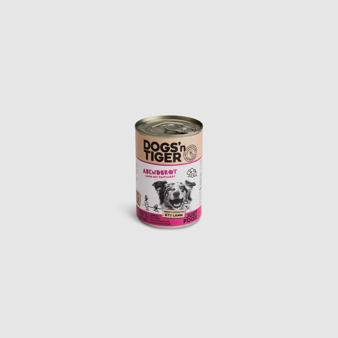 Dogs’n Tiger Hundenassfutter Abendbrot 400g