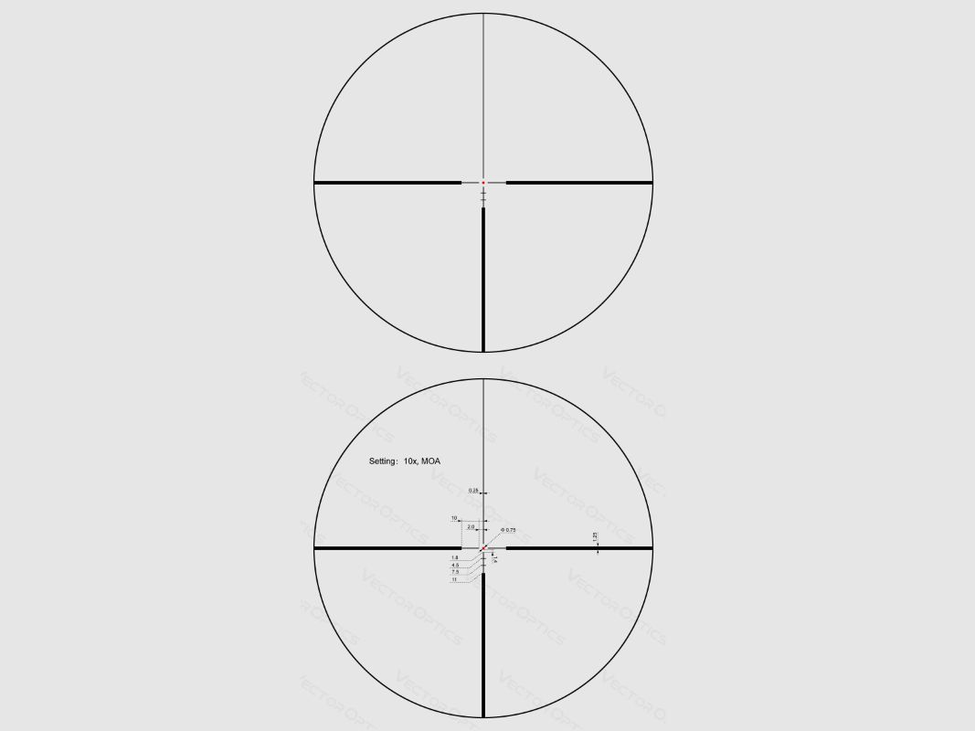 Zielfernrohr VECTOR OPTICS Continental x6 2-12x50 G4, Bild 2 von 2