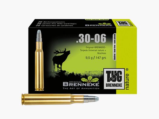 Brenneke .30-06 Spr. TUG nature+ 9.5g/147grs.
