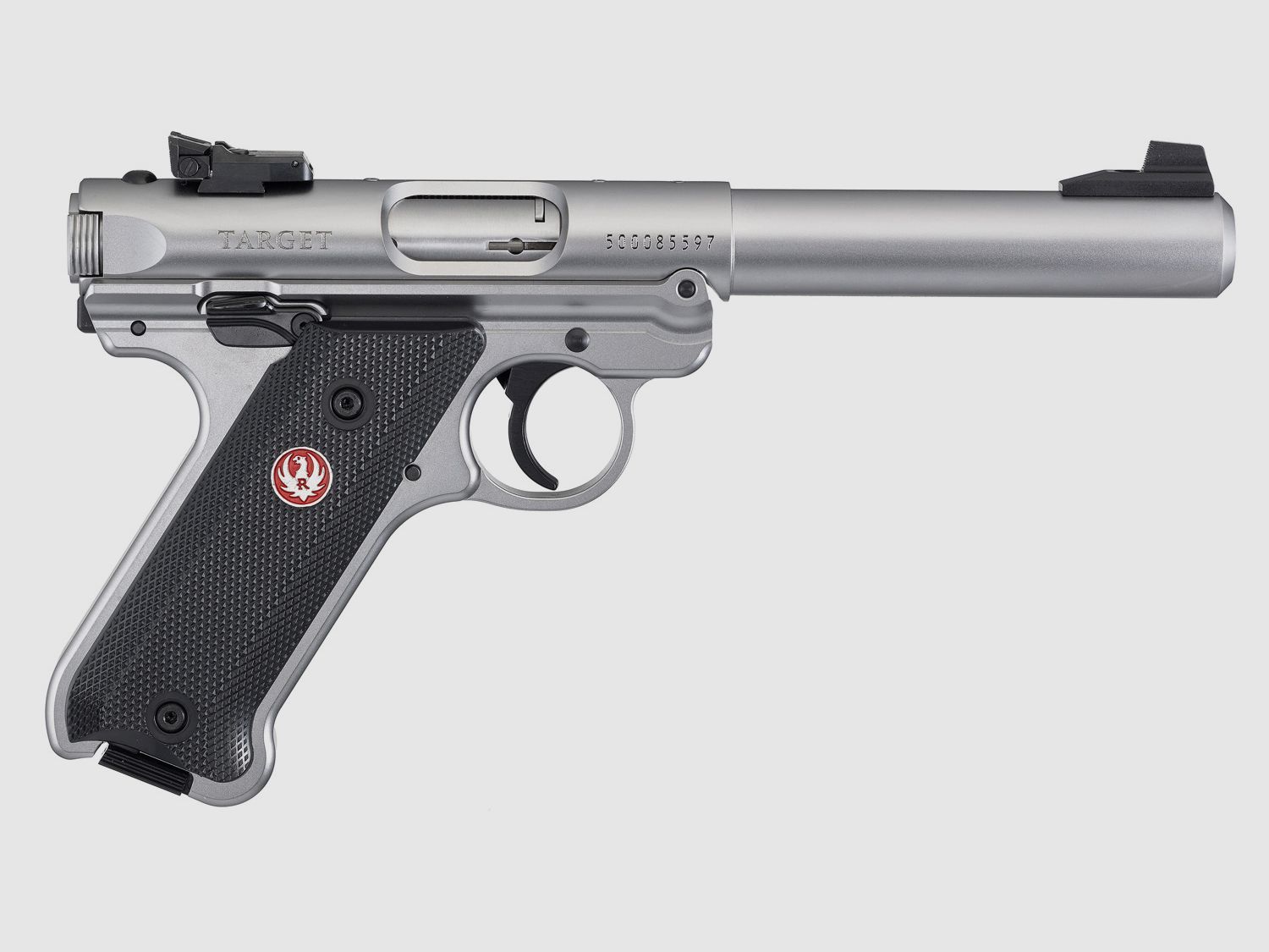 RUGER PISTOLE MARK IV TARGET .22 LR 5,5"/13,98CM SATINIERTER EDELSTAHL