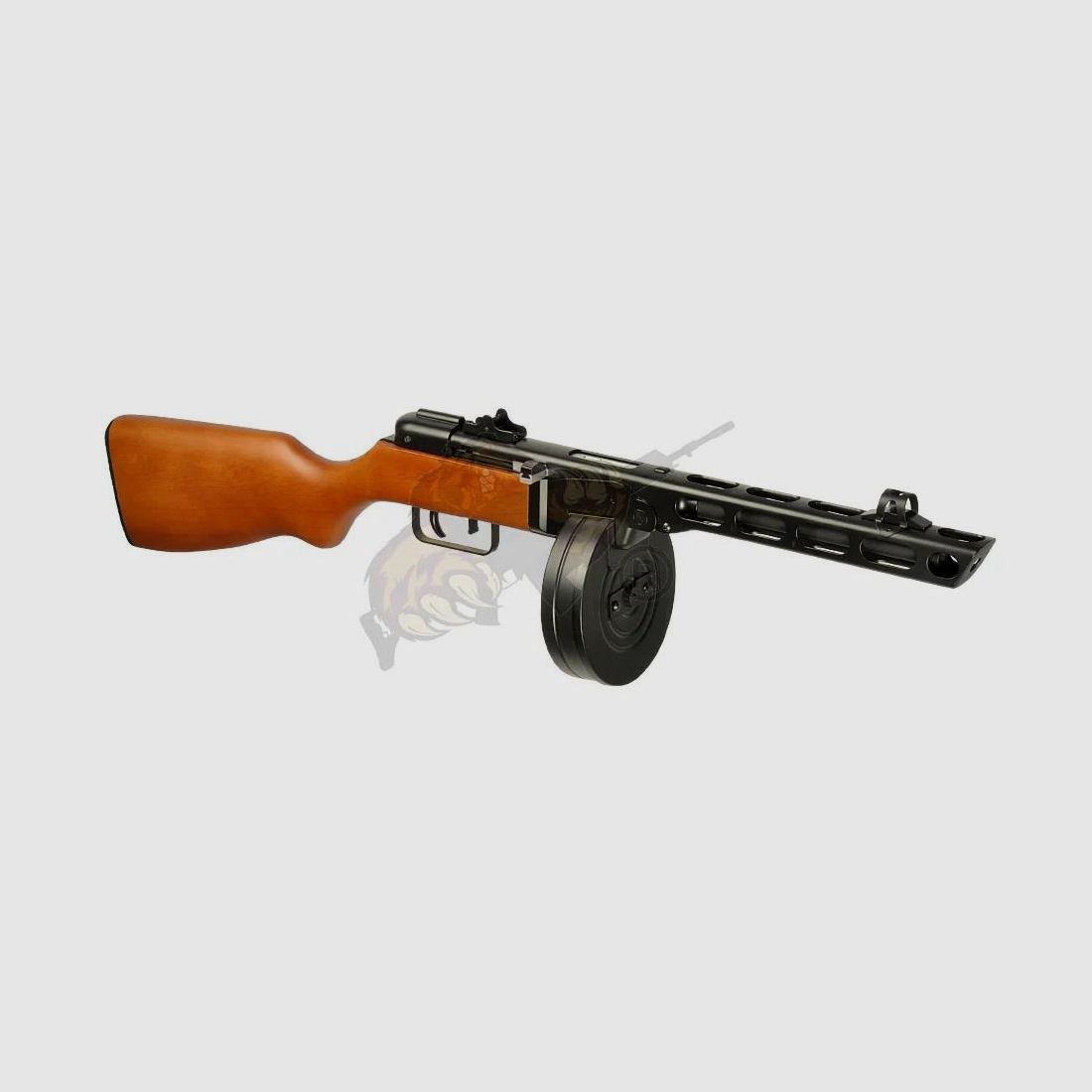 S&T PPSH-41 Blowback Airsoft in schwarz mit Echtholz - max 0,5 Joule