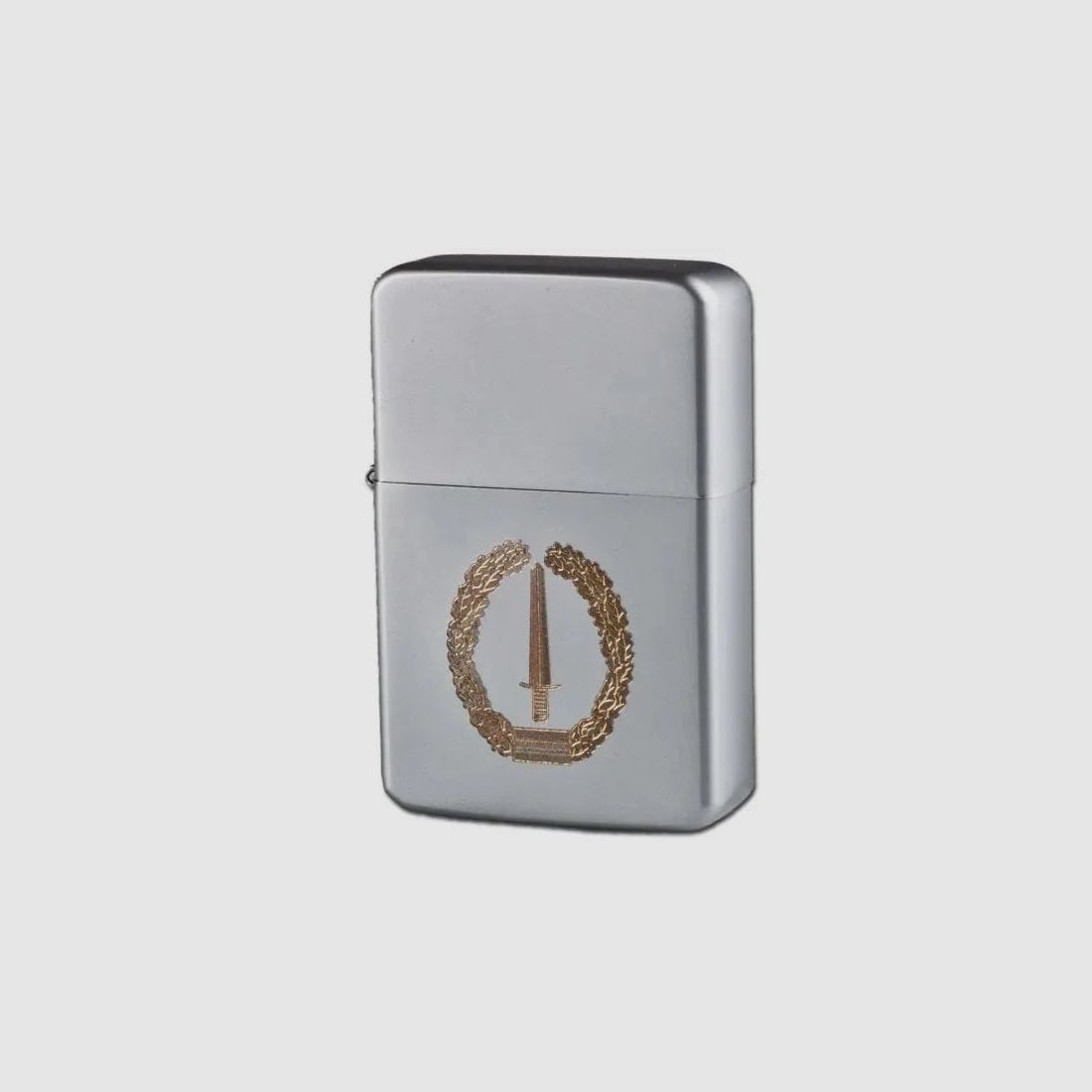 Encendedor desconocido Z-Plus Gas con grabado KSK