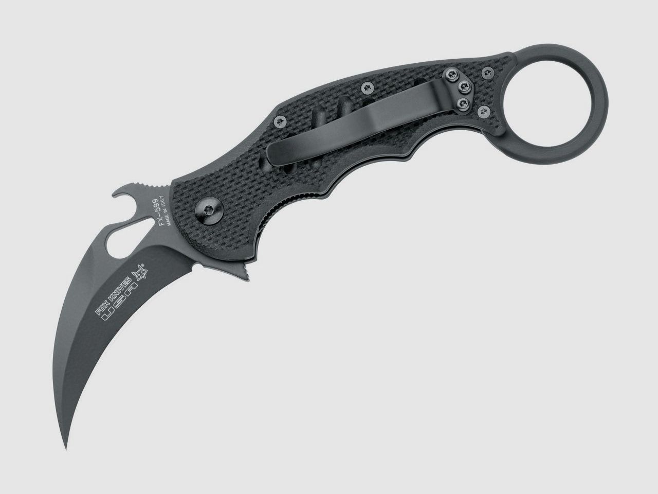 Taschenmesser Small Folding Karambit Fingerring
