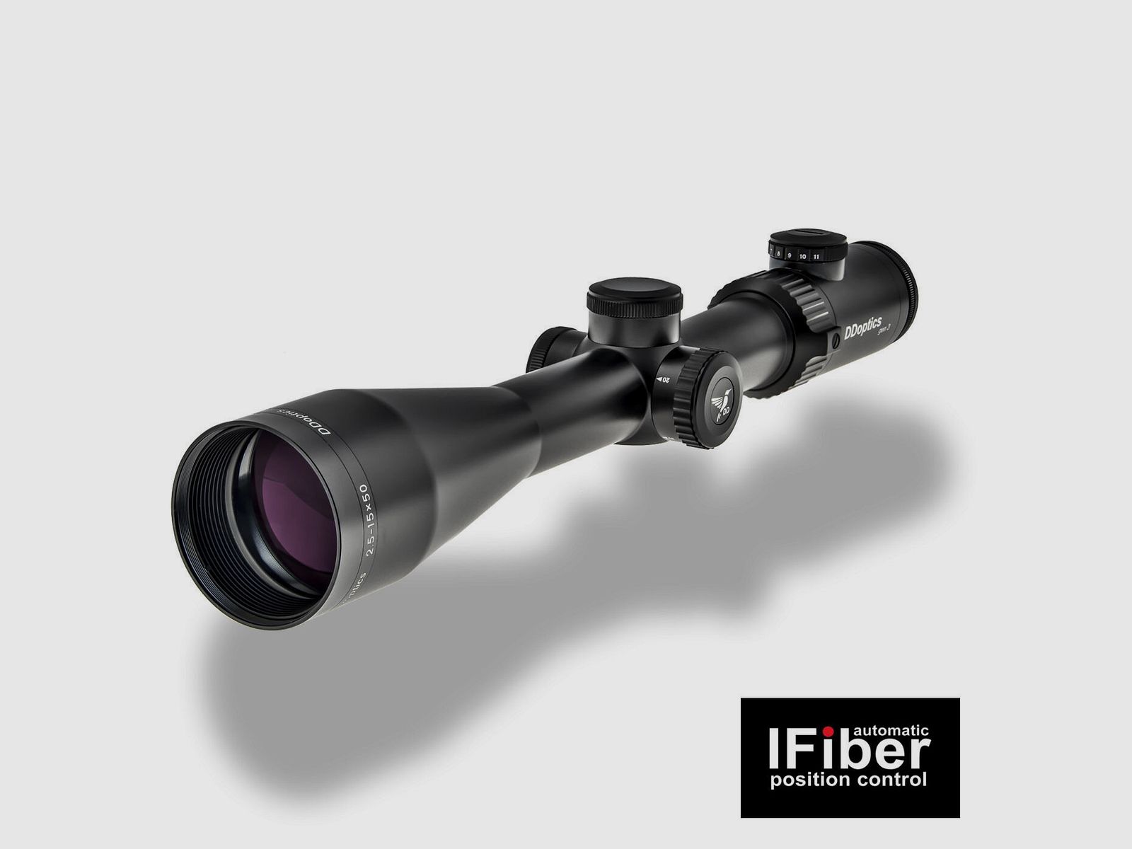 DDoptics 442511129.1 Zielfernrohr Nighteagle V6 2,5-15x50 Gen3 MRAD A4N iFiber