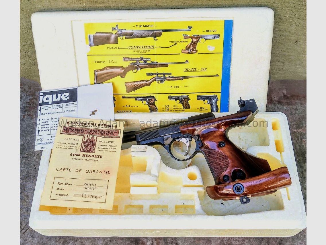 Unique D.E.S 69 sport pistol