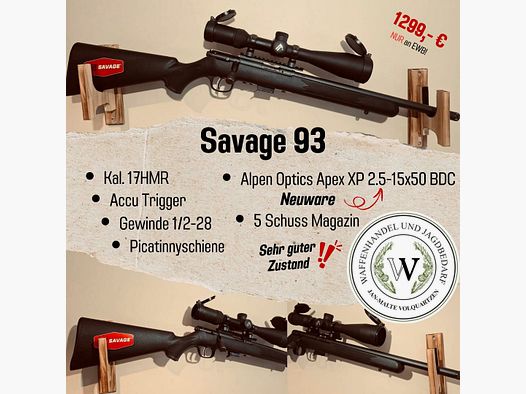 Savage 93 17HMR