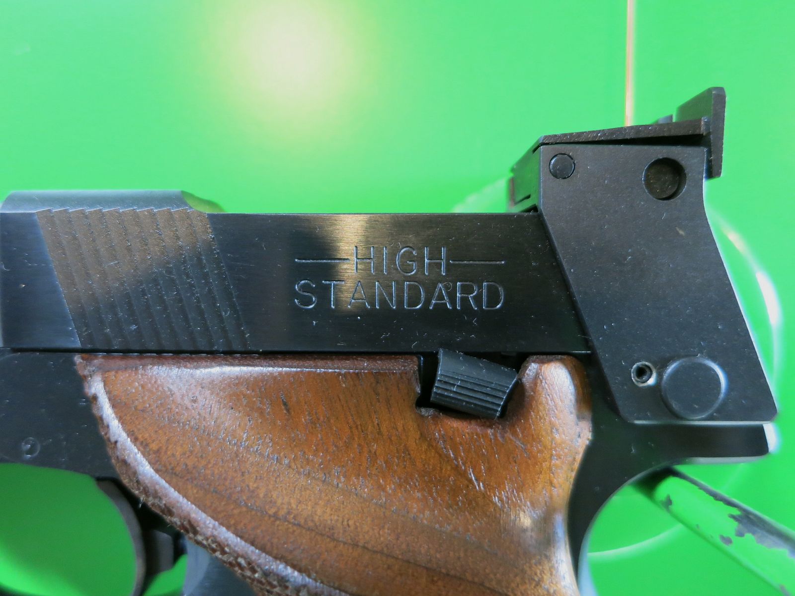 High Standard Supermatic Military Mod. 106 Pistole .22lr -Sammlerwaffe-     #5-, Bild 7 von 15