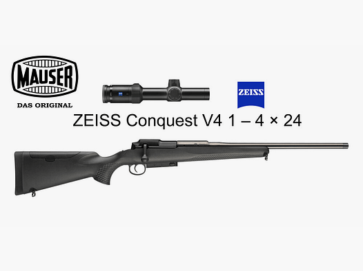 Blaser Group GmbH MAUSER 25 EXTREME Rechtstrekkende Herhaler .308 Win. + ZEISS Conquest V4 1-4x24
