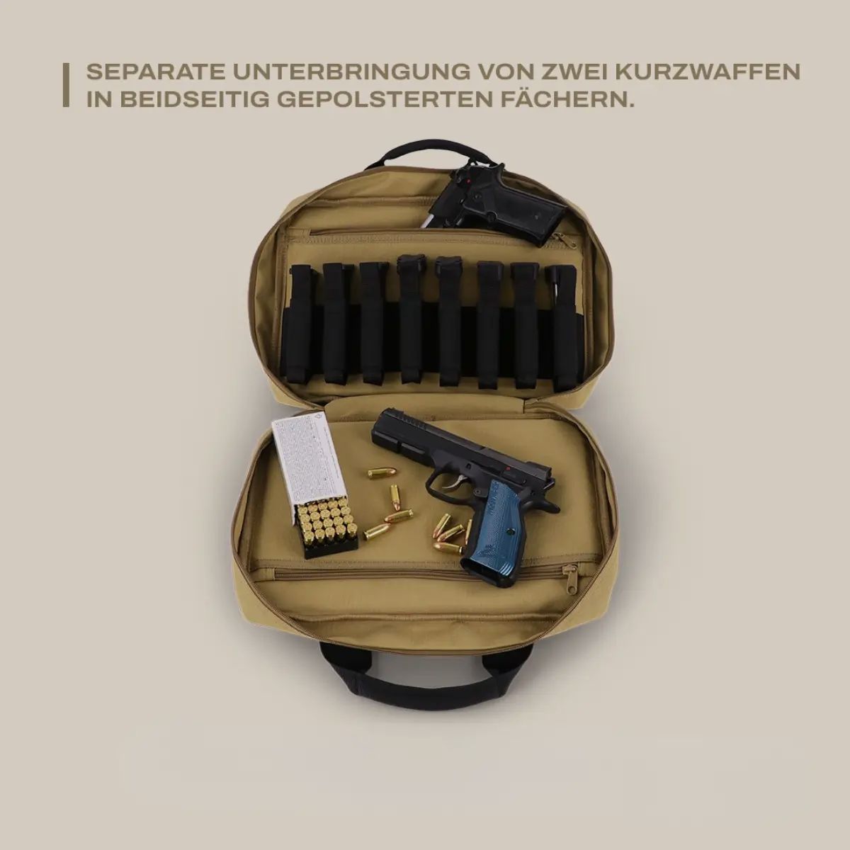 Winter Pistol Bag Dune