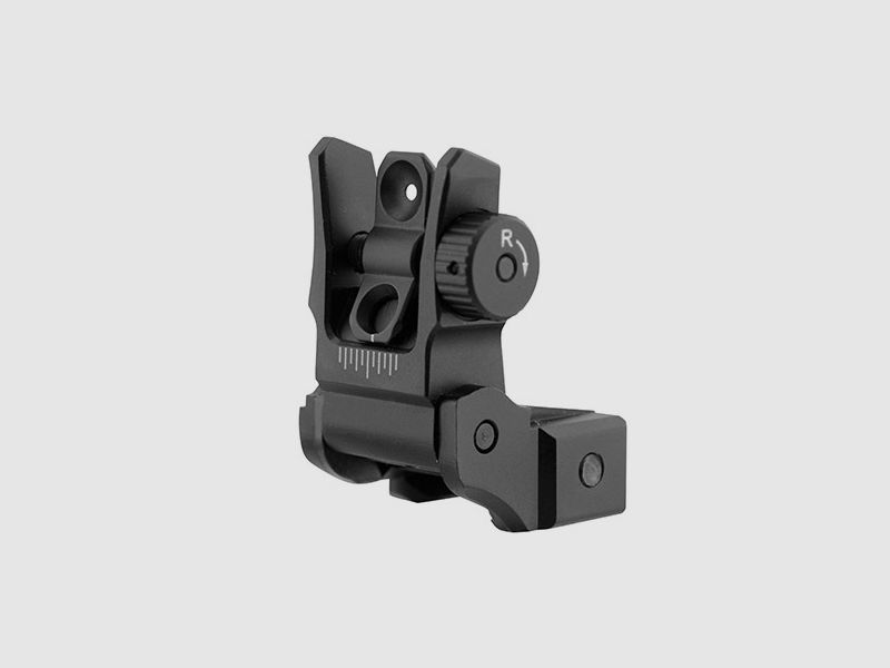 Folding sight for AR-15 Leapers UTG Super Slim Sight, image 2 of 4