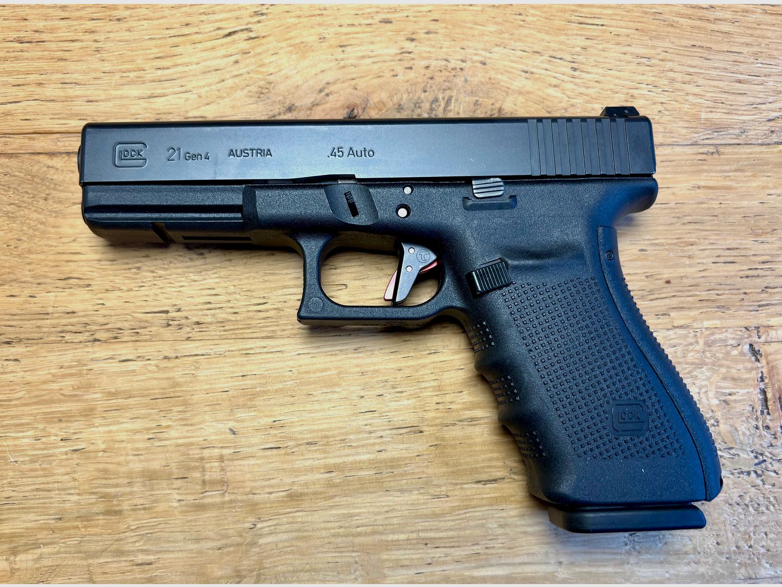 @TOP@ Glock 21 Gen. 4 Kal. .45Auto komplett set mit Timney Sport Abzug