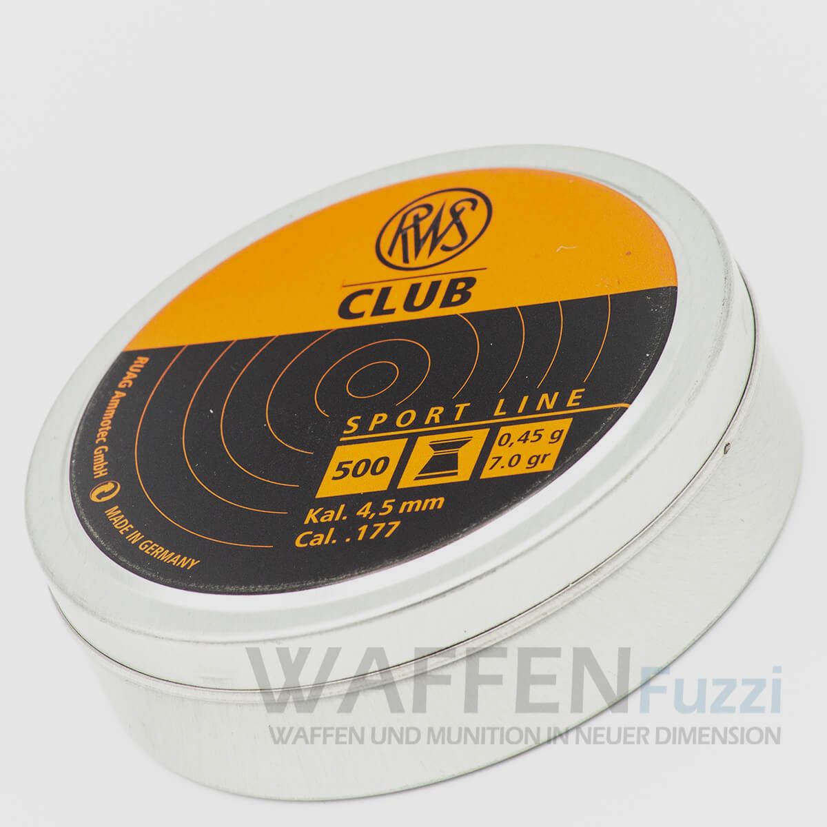 RWS Club Diabolo Kaliber 4,5mm 500 szt.