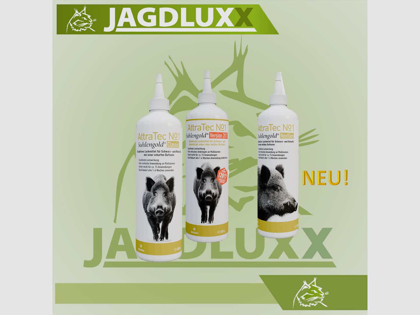 AttraTec No. 1 Suhlengold 600g in 3 Versionen erhltlich