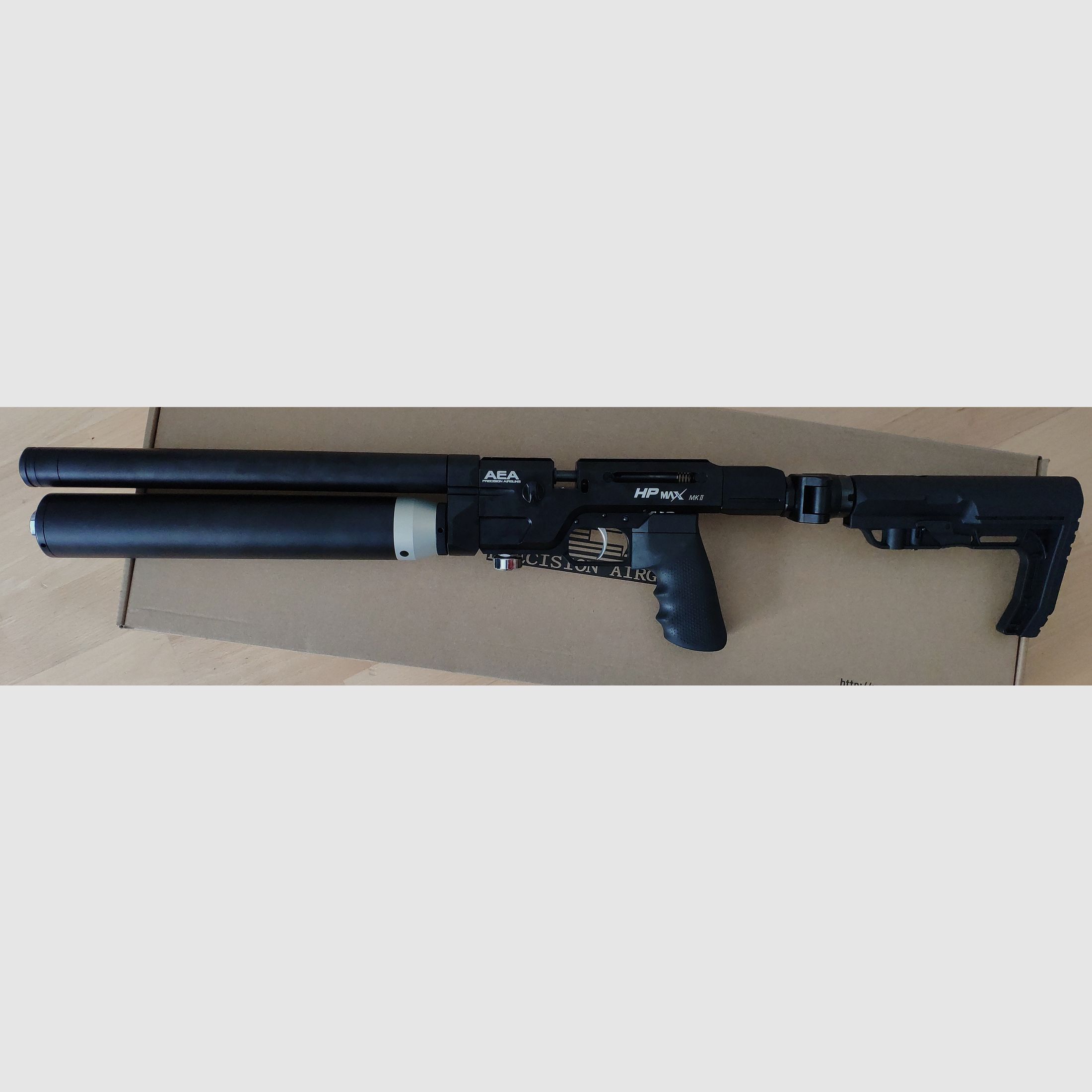AEA Airguns HP MAX MK2 with compressor moderator and many other parts 9 mm .357" HPMAX M2 .35